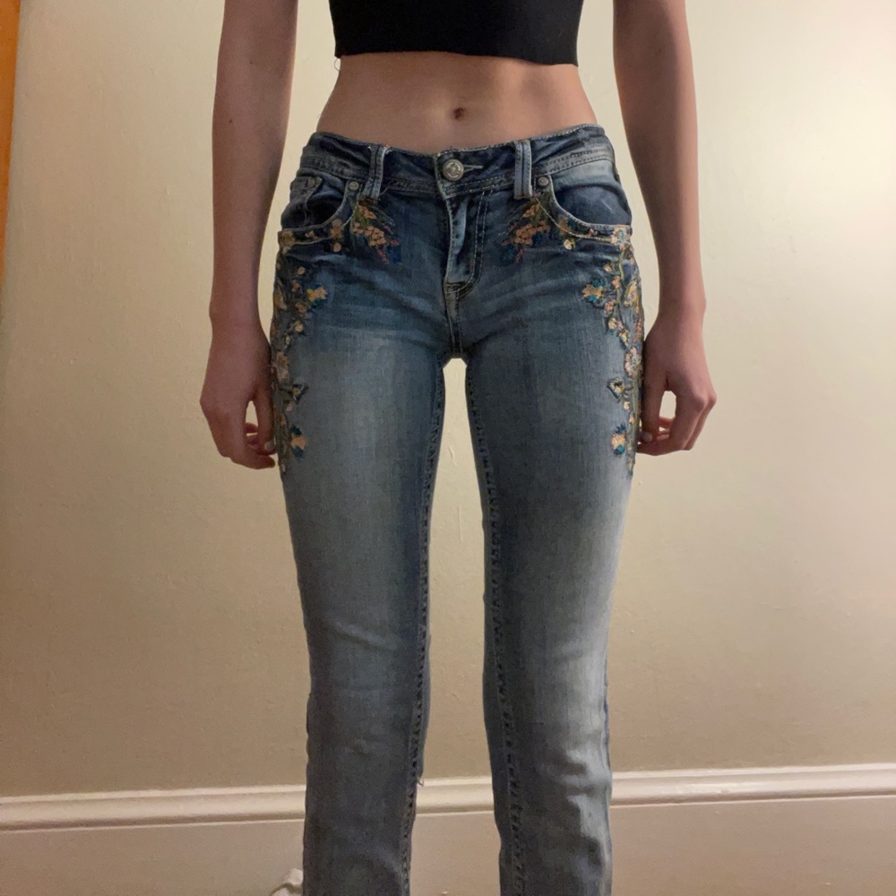 Embroidered Jeans
